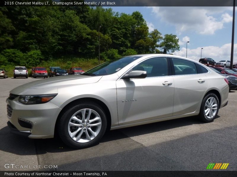 Champagne Silver Metallic / Jet Black 2016 Chevrolet Malibu LT