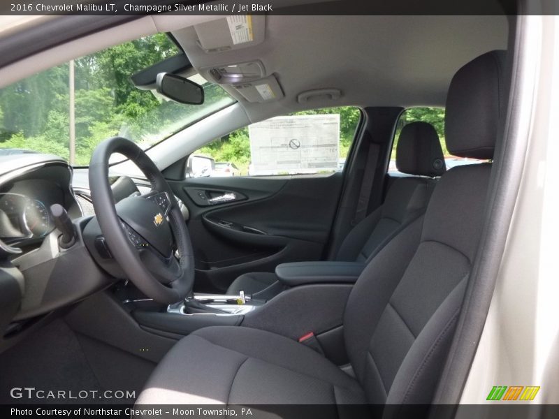 Champagne Silver Metallic / Jet Black 2016 Chevrolet Malibu LT