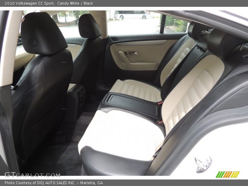 Candy White / Black 2010 Volkswagen CC Sport