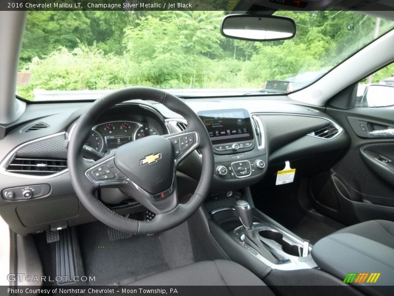 Champagne Silver Metallic / Jet Black 2016 Chevrolet Malibu LT