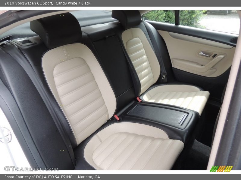 Candy White / Black 2010 Volkswagen CC Sport