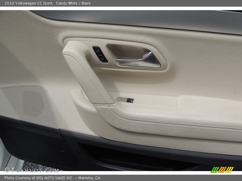 Candy White / Black 2010 Volkswagen CC Sport