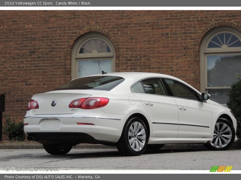 Candy White / Black 2010 Volkswagen CC Sport