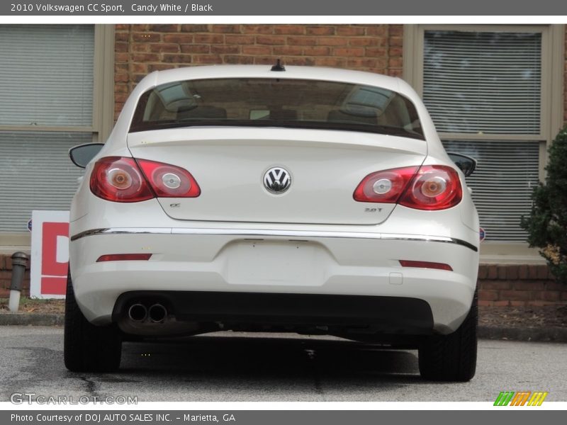 Candy White / Black 2010 Volkswagen CC Sport
