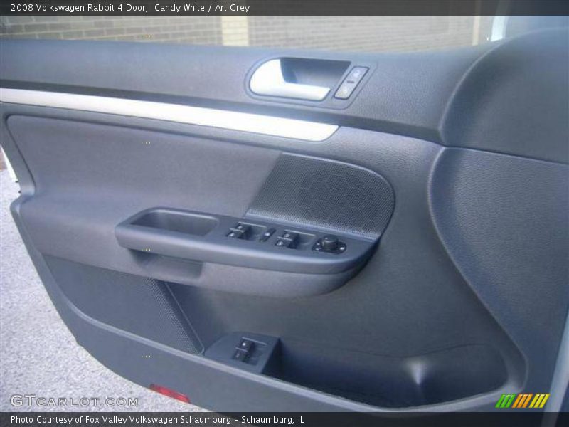 Candy White / Art Grey 2008 Volkswagen Rabbit 4 Door