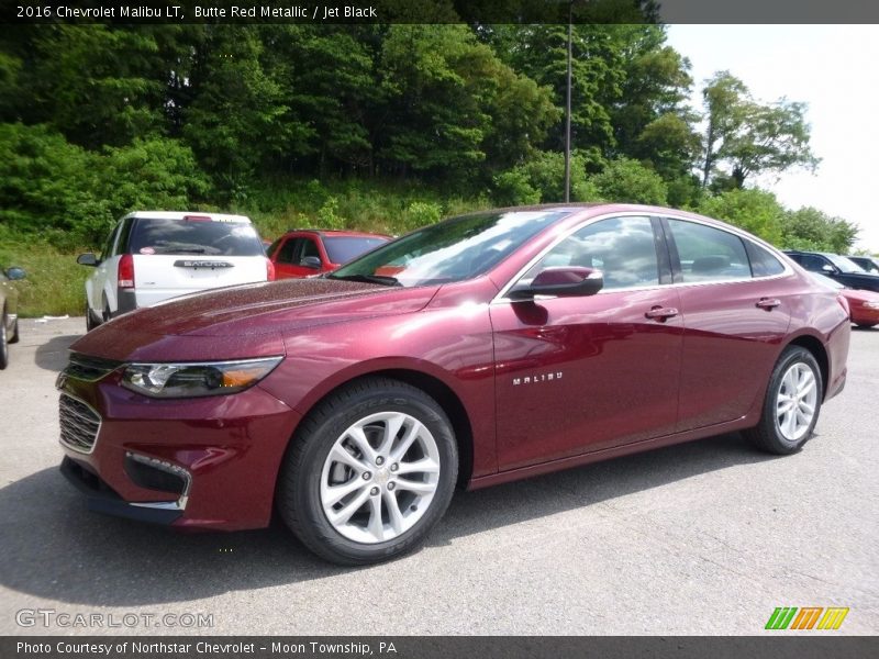 Butte Red Metallic / Jet Black 2016 Chevrolet Malibu LT