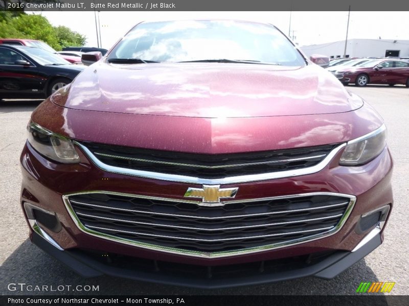 Butte Red Metallic / Jet Black 2016 Chevrolet Malibu LT