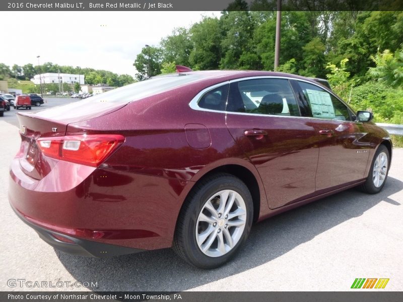 Butte Red Metallic / Jet Black 2016 Chevrolet Malibu LT