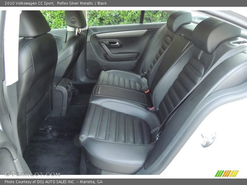 Reflex Silver Metallic / Black 2010 Volkswagen CC Sport