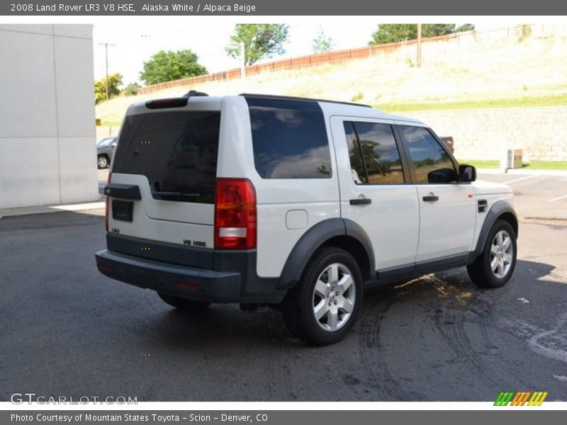 Alaska White / Alpaca Beige 2008 Land Rover LR3 V8 HSE