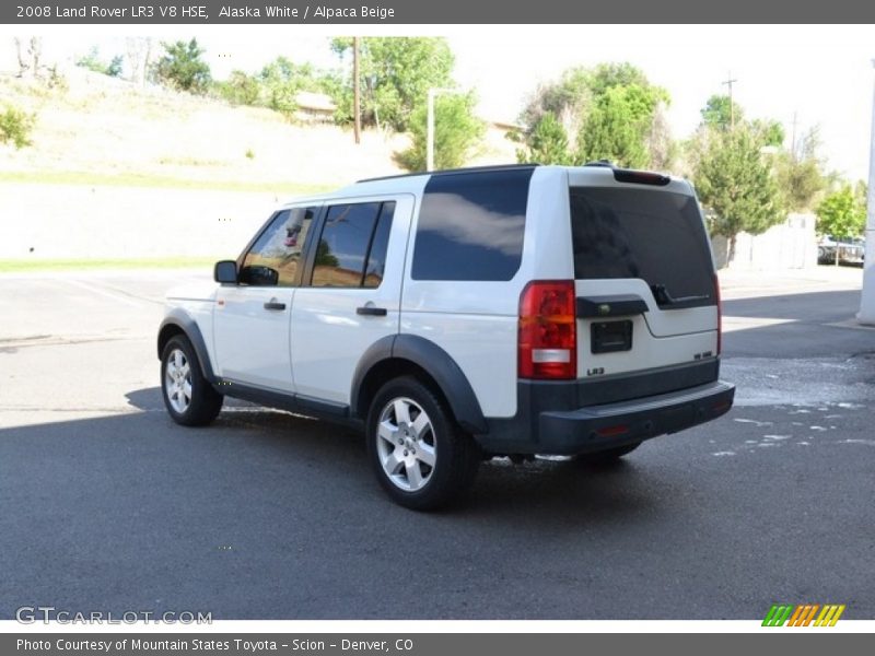 Alaska White / Alpaca Beige 2008 Land Rover LR3 V8 HSE