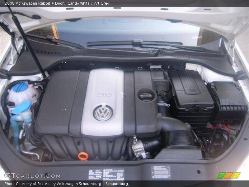 Candy White / Art Grey 2008 Volkswagen Rabbit 4 Door