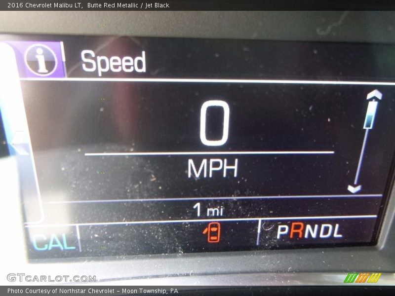 Butte Red Metallic / Jet Black 2016 Chevrolet Malibu LT