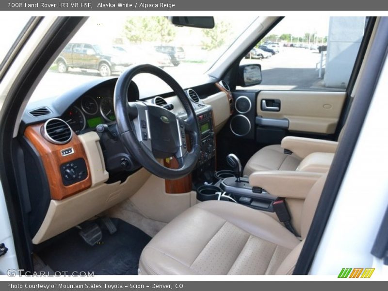 Alaska White / Alpaca Beige 2008 Land Rover LR3 V8 HSE