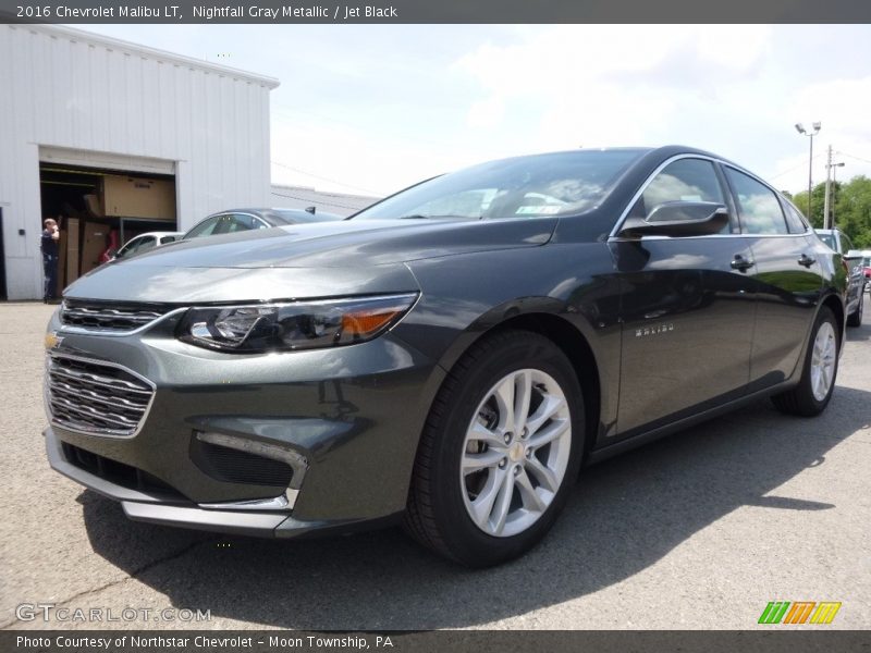 Nightfall Gray Metallic / Jet Black 2016 Chevrolet Malibu LT