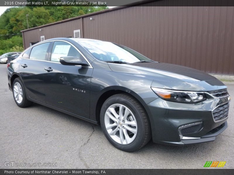 Nightfall Gray Metallic / Jet Black 2016 Chevrolet Malibu LT