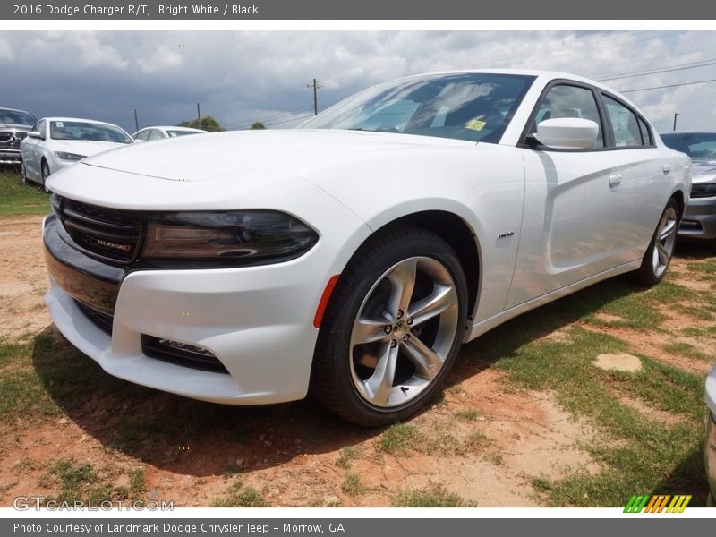 Bright White / Black 2016 Dodge Charger R/T