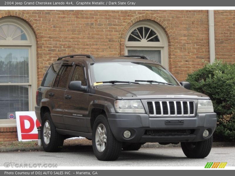 Graphite Metallic / Dark Slate Gray 2004 Jeep Grand Cherokee Laredo 4x4