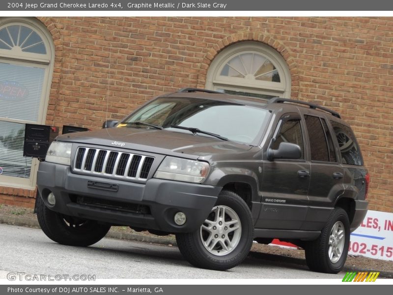 Graphite Metallic / Dark Slate Gray 2004 Jeep Grand Cherokee Laredo 4x4