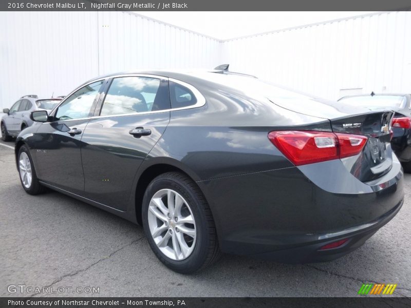 Nightfall Gray Metallic / Jet Black 2016 Chevrolet Malibu LT