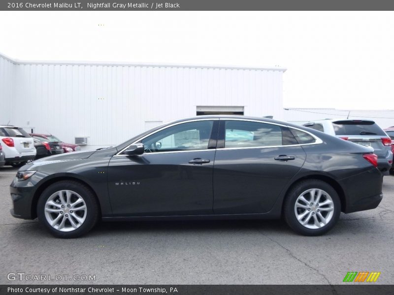 Nightfall Gray Metallic / Jet Black 2016 Chevrolet Malibu LT