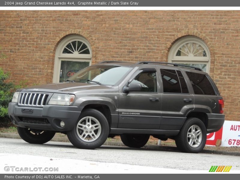Graphite Metallic / Dark Slate Gray 2004 Jeep Grand Cherokee Laredo 4x4