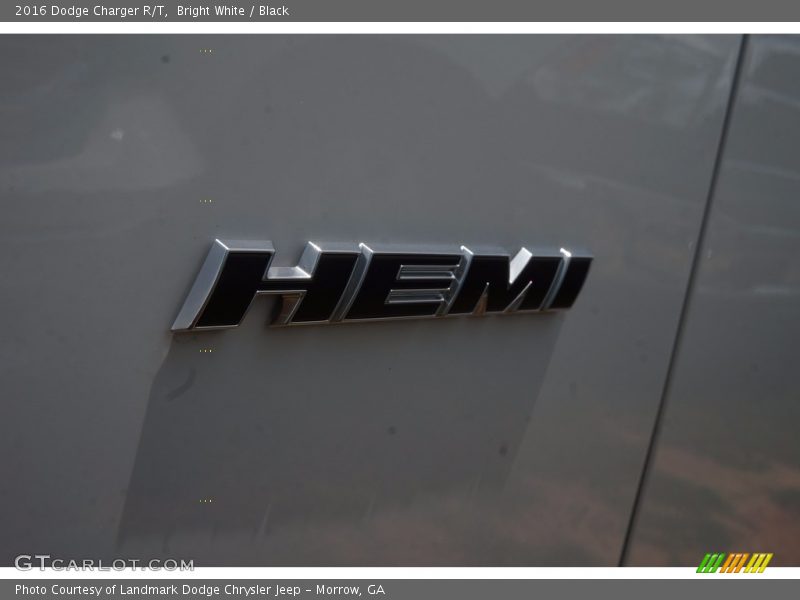 Bright White / Black 2016 Dodge Charger R/T