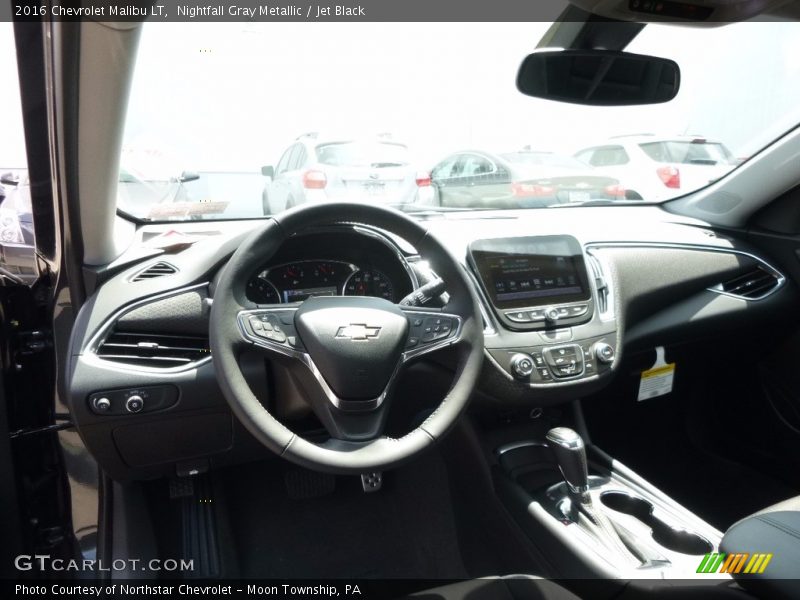 Nightfall Gray Metallic / Jet Black 2016 Chevrolet Malibu LT