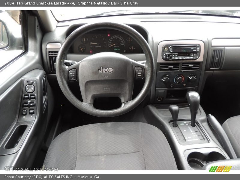 Graphite Metallic / Dark Slate Gray 2004 Jeep Grand Cherokee Laredo 4x4
