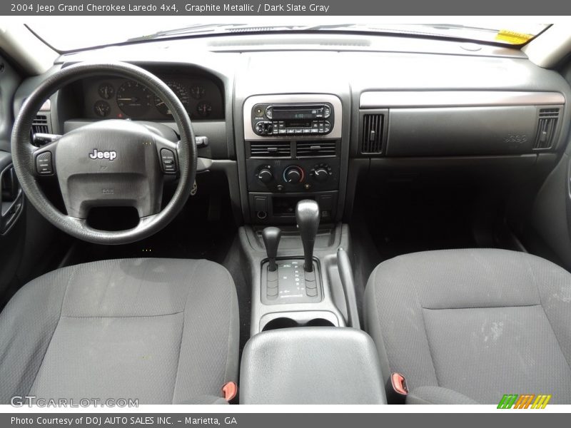 Graphite Metallic / Dark Slate Gray 2004 Jeep Grand Cherokee Laredo 4x4