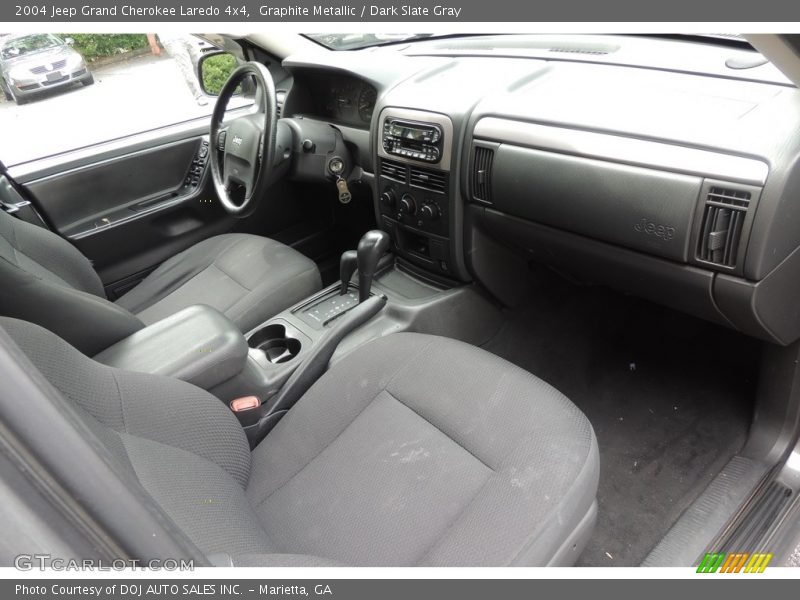 Graphite Metallic / Dark Slate Gray 2004 Jeep Grand Cherokee Laredo 4x4