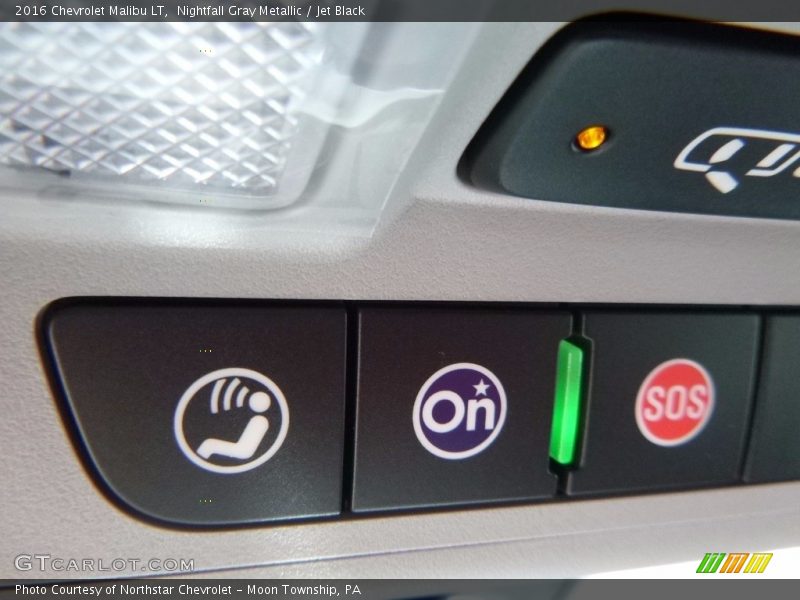 Nightfall Gray Metallic / Jet Black 2016 Chevrolet Malibu LT