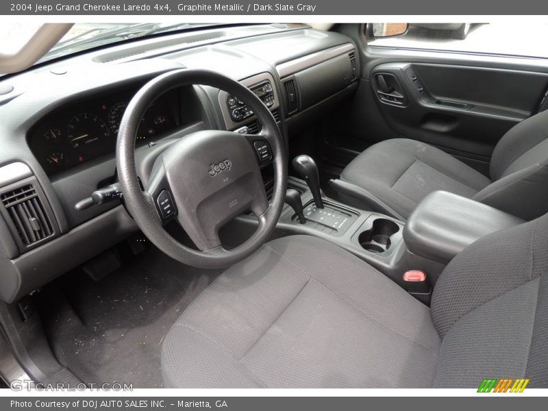 Graphite Metallic / Dark Slate Gray 2004 Jeep Grand Cherokee Laredo 4x4