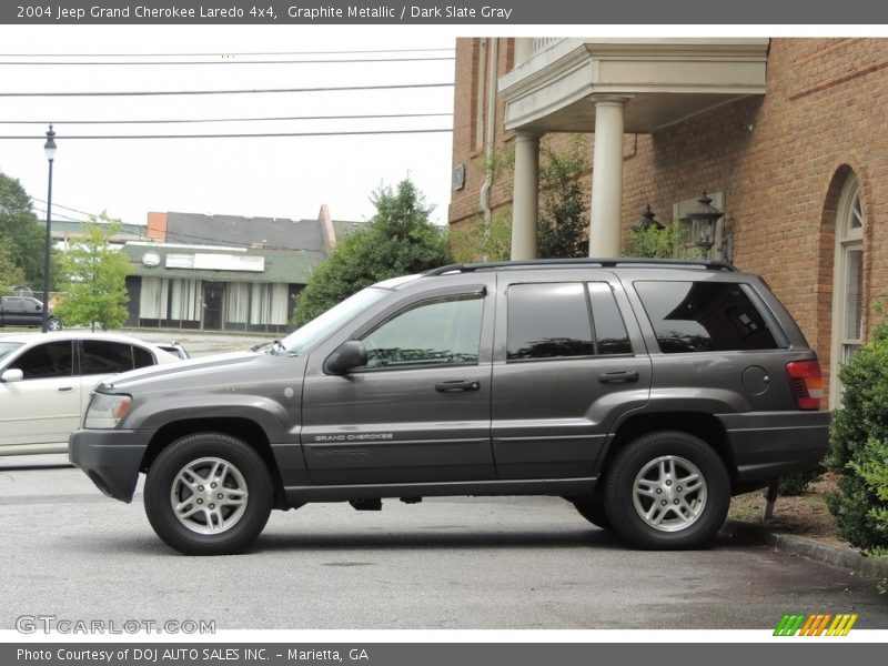 Graphite Metallic / Dark Slate Gray 2004 Jeep Grand Cherokee Laredo 4x4