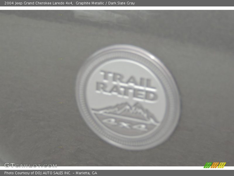 Graphite Metallic / Dark Slate Gray 2004 Jeep Grand Cherokee Laredo 4x4
