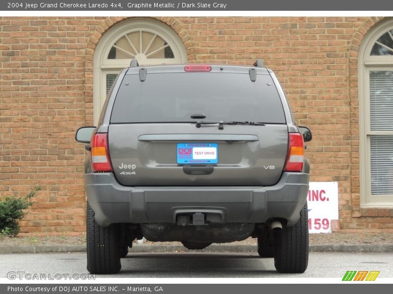 Graphite Metallic / Dark Slate Gray 2004 Jeep Grand Cherokee Laredo 4x4