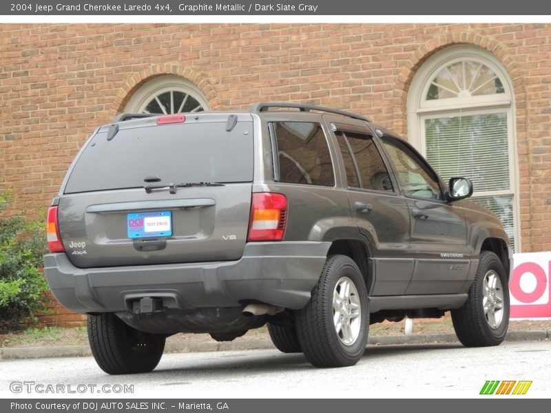 Graphite Metallic / Dark Slate Gray 2004 Jeep Grand Cherokee Laredo 4x4