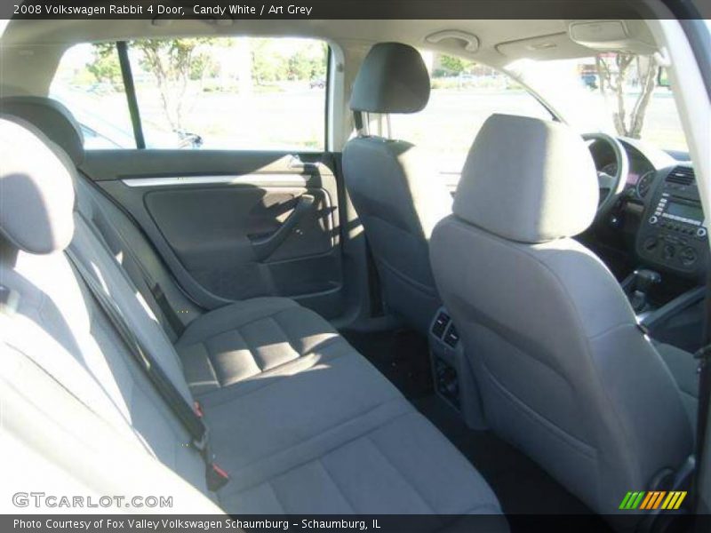 Candy White / Art Grey 2008 Volkswagen Rabbit 4 Door