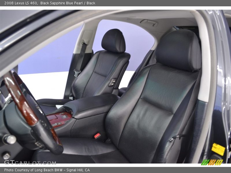 Black Sapphire Blue Pearl / Black 2008 Lexus LS 460