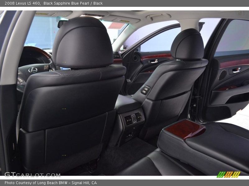 Black Sapphire Blue Pearl / Black 2008 Lexus LS 460