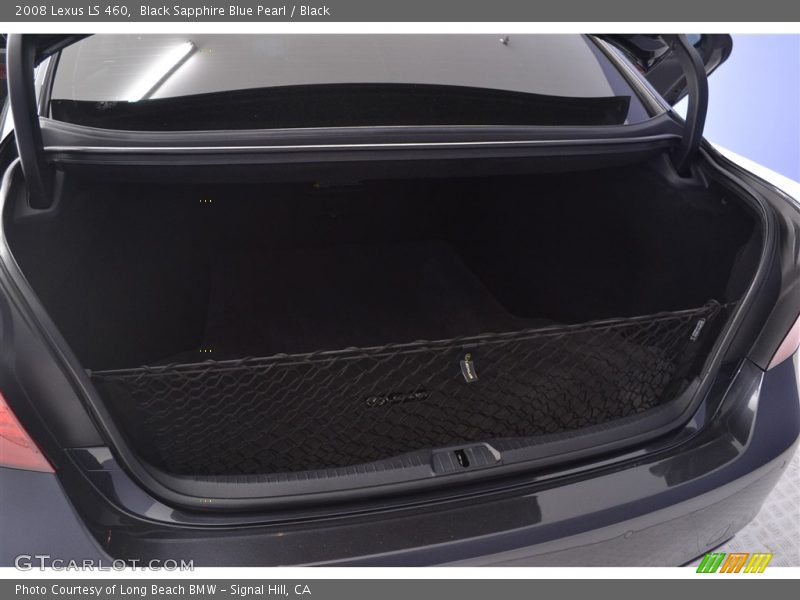 Black Sapphire Blue Pearl / Black 2008 Lexus LS 460