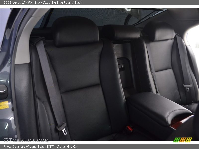Black Sapphire Blue Pearl / Black 2008 Lexus LS 460
