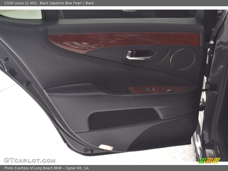 Black Sapphire Blue Pearl / Black 2008 Lexus LS 460