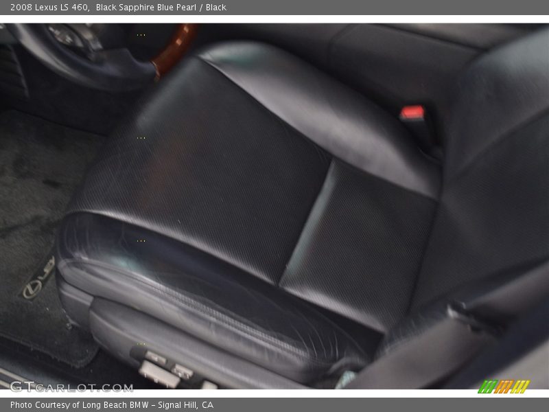 Black Sapphire Blue Pearl / Black 2008 Lexus LS 460