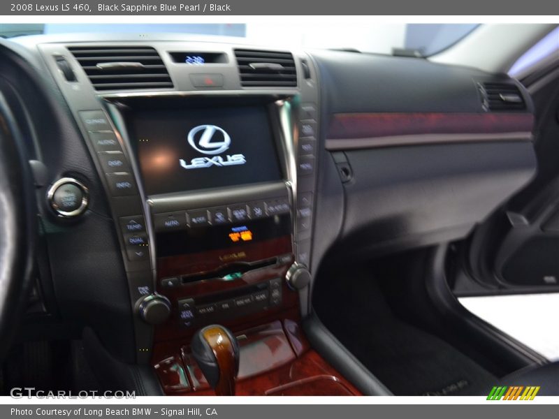 Black Sapphire Blue Pearl / Black 2008 Lexus LS 460