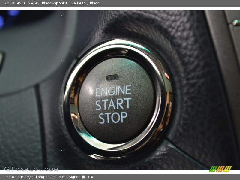 Black Sapphire Blue Pearl / Black 2008 Lexus LS 460