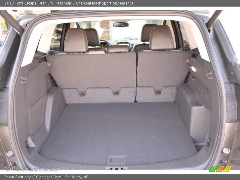 Magnetic / Charcoal Black Sport Appearance 2017 Ford Escape Titanium