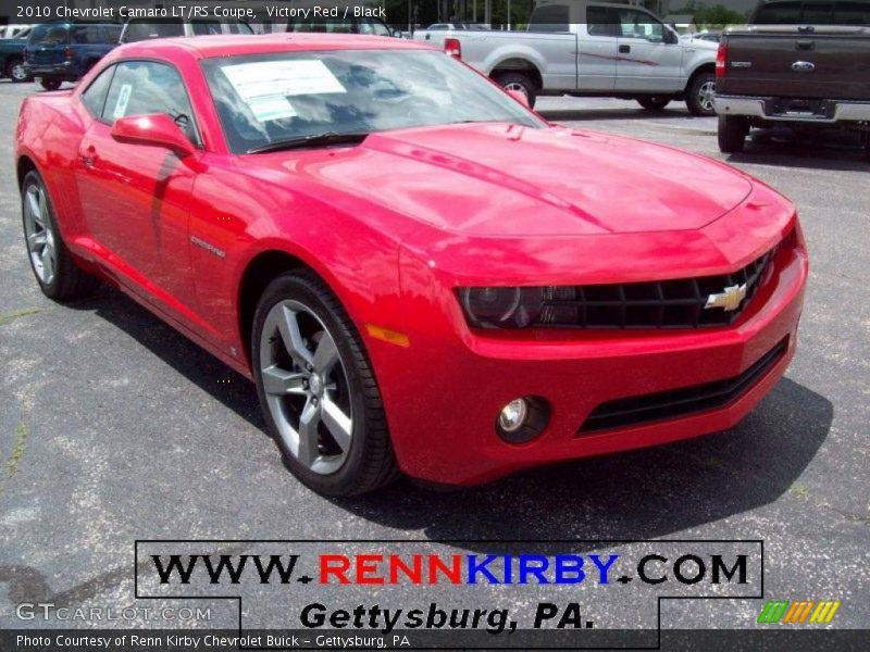 Victory Red / Black 2010 Chevrolet Camaro LT/RS Coupe
