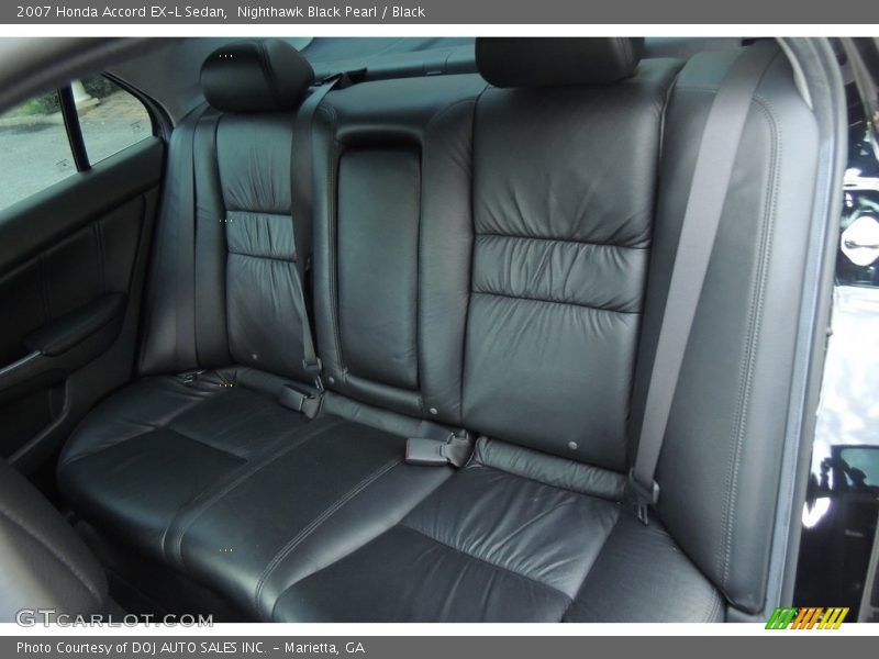 Nighthawk Black Pearl / Black 2007 Honda Accord EX-L Sedan