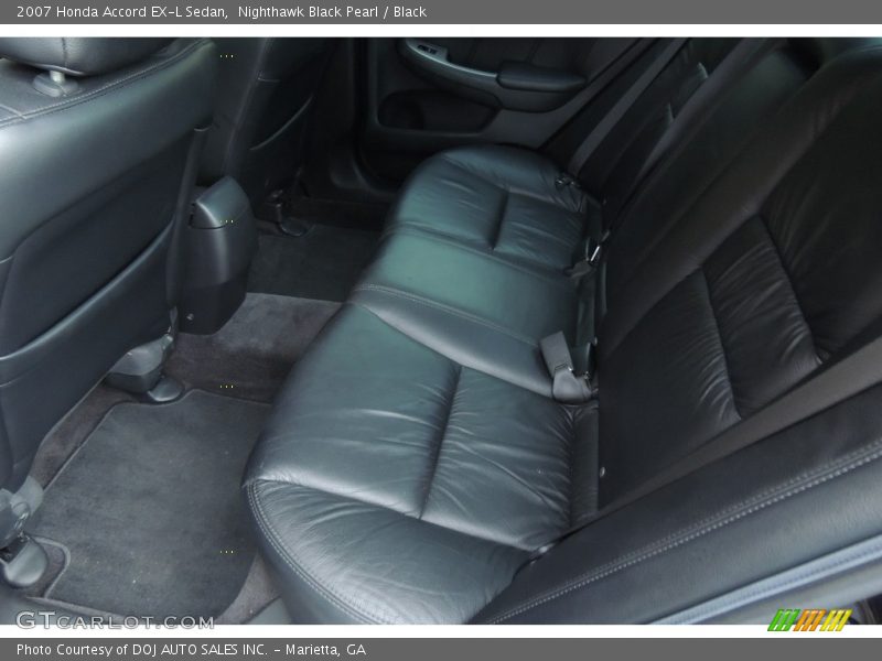 Nighthawk Black Pearl / Black 2007 Honda Accord EX-L Sedan